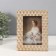 Photo frame Polystone 10x15 cm "Cubes" golden 1.7x15.2x19.8 cm