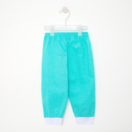 Pants children, mint color, height 68 cm-1