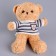 Soft toy "Bear" in a jacket, 28 cm, beige color