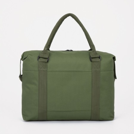 Road bag with lightning, external pocket, green color-1