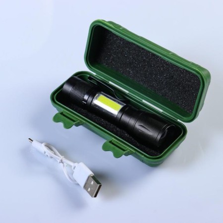 Manual battery “Master K”, 3 W, 100 lm, 400 mAh, COB, XPE-5
