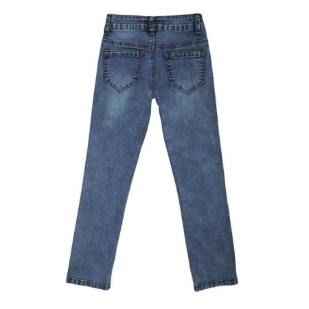 Jeans for girls, height 140 cm, blue color-1
