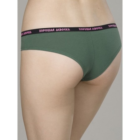 Women's underpants, size 42, green color-1