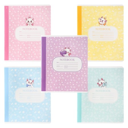 Notebook in the line of 18 sheets, 5 types of mix, cover coated cardboard, cats aristocrats-12