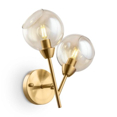 Bra Sherry, 2x40W E14, brass color-1