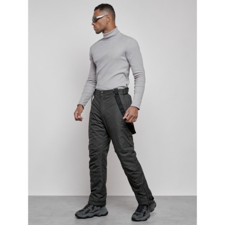 Semi -combinezone ski insulated male winter, size 48, khaki color-16