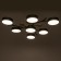 Chandelier 1316/7bk LED 168W 3000-6000K black 74x74x17 cm Bayerlux