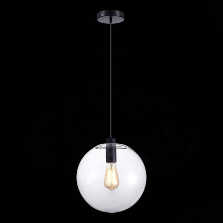 STL LUCE Sus. SL1056.423.01. Noor. 1x60 W, E27, 30x30x160 cm, black color-1