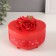 Musical mechanical "Tender roses" Red Casket 12x13.5x10.5 cm