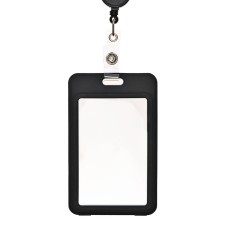 Baig-carman vertical plastic, external 110x70mm, internal 85x54mm, roulette 40cm, black.