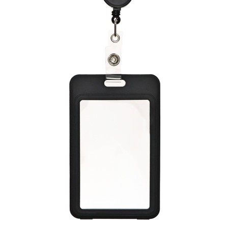 Baig-carman vertical plastic, external 110x70mm, internal 85x54mm, roulette 40cm, black.