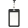 Baig-carman vertical plastic, external 110x70mm, internal 85x54mm, roulette 40cm, black.