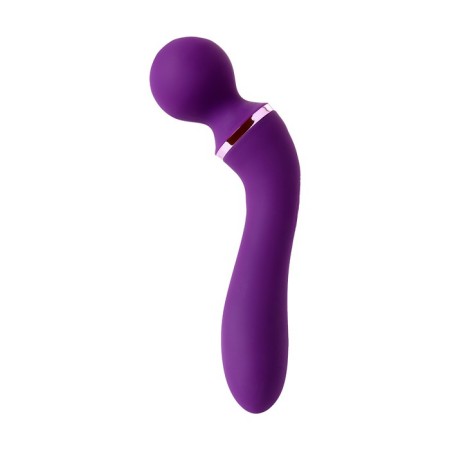 Multifunctional vibration massager Eromantica UMA, silicone, purple, 20 cm-2