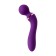 Multifunctional vibration massager Eromantica UMA, silicone, purple, 20 cm