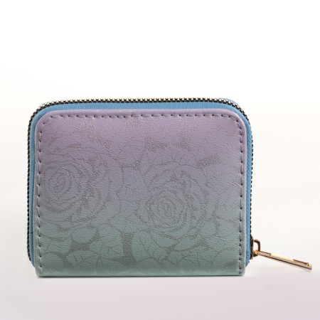 Women's wallet with lightning, blue color-2