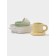 Set for spices of the “Zephyr” share, Solonka, List, 100 ml, ceramics, white