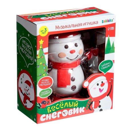 Musical toy "Funny Snowman", sound, light, dancing-3
