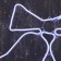 Neon figure "Bell", 60 × 50 cm, 360 LED, 220 V, glow of blue