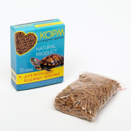 Feed for water young turtles, 70 g