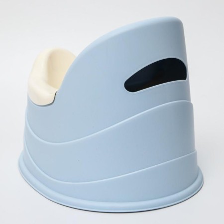 Two-color pot, light blue color-4