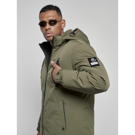Sports male winter, size 56, khaki color-10