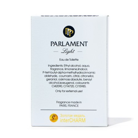 Toilet water for men Parlament Light, 100 ml-3