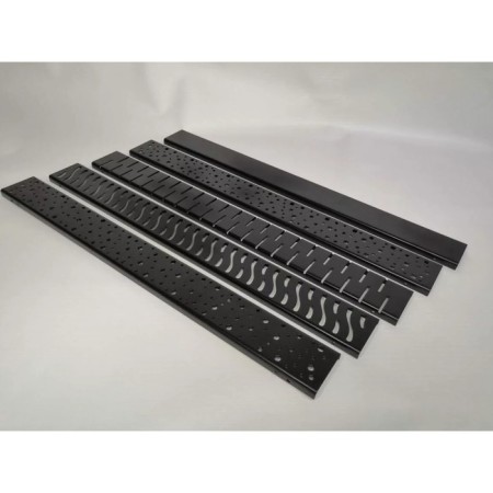The Veconi Klasik Black V650KB, D = 40 mm, lateral release, 715x125 mm, linear, black-3