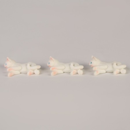 Miniature Puppet "Affectionate cat", set of 3 pcs., Size 1 pc. - 2.5 × 1.5 × 4.5 cm-2