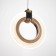 Lamp Bayerlux "Olyms" 1xLED 18W gold 18x2x20-210 cm