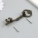 Handle for the casket Metal "Key" Bronze 12x3.8x5.8 cm