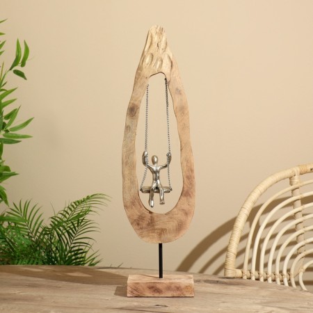 Souvenir "Switch" aluminum, mankid tree 18.5x9x62 cm-1