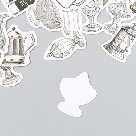 Stickers for the creativity of "Tavern" set 46 pcs 4.4x4.4x1.1 cm-2