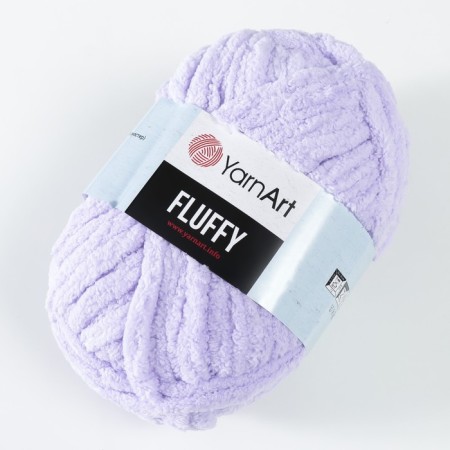 Yarn "Fluffy" 100% micropoliester 70m/150g (715 lilacs)-1