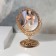 The mirror of the desktop "circle", bilateral, with an increase, D mirror surface 10 cm, bronze color