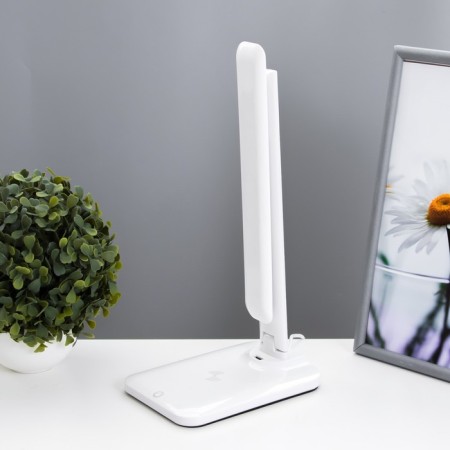 Light table lamp LED 6W 3000-6000K USB AKB White 12x17x33 cm Risalux-5