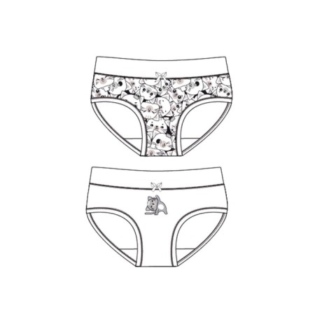 Panties for a girl, height 158-164 cm, 2 pcs-1