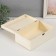 Casket wood for painting "rectangular" locking buckle 26.5x16.5x11 cm