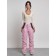 Semi -combinezone ski insulated female winter, size 44, pink color