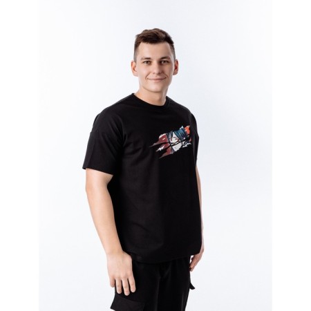 T -shirt unisex, size 44, black color-1