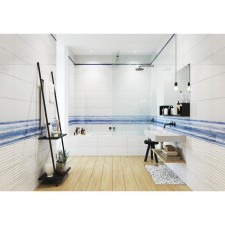 Wall tile Santorini white relief 250x750 (in package 1.12 sq.m)