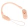 Nipple - orthodontic dummy, silicone, +6 months, with a holder, pink color