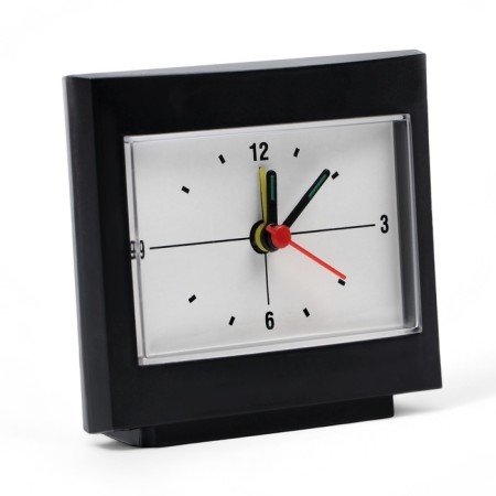 Clock - desktop an alarm clock, discrete move, dial 5 x 8 cm, 9 x 10 cm, aa-1