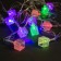 Garland “thread” 5 m with nozzles “melting cubes”, ip20, transparent thread, 20 LED, glow of multi (RG/RB), blinking, 220 V