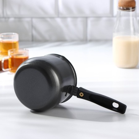 Turn Turn, 600 ml, 20.5 × 9.7 × 8.5, plastic handle, anti -stick coating, black color-2