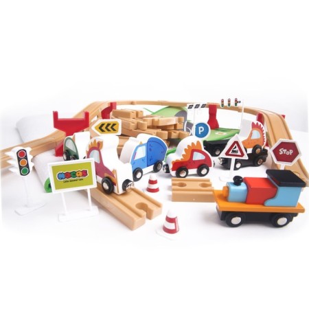 Game set Railway, 63 elements-3