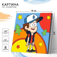 Picture on numbers for children 