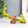 Souvenir Polystone "The Frogsat swing on the turtle" 8,1x3.5x10.6 cm