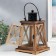 Summary tree on 1 candle "Lantern - trapezoid" aged 26x16x16 cm