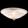 Ceiling light MayToni C907-CL-02-W, 2HE14, 40W, 33x33x11 cm, white color with gold
