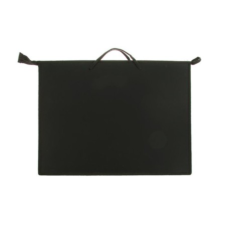 Folder for drawings and drawings A3, 420 x 343 x 50 mm, 0.9 mm, with handles, plastic, lightning from above, inside pocket, "standard" PR 3 -8, black-1